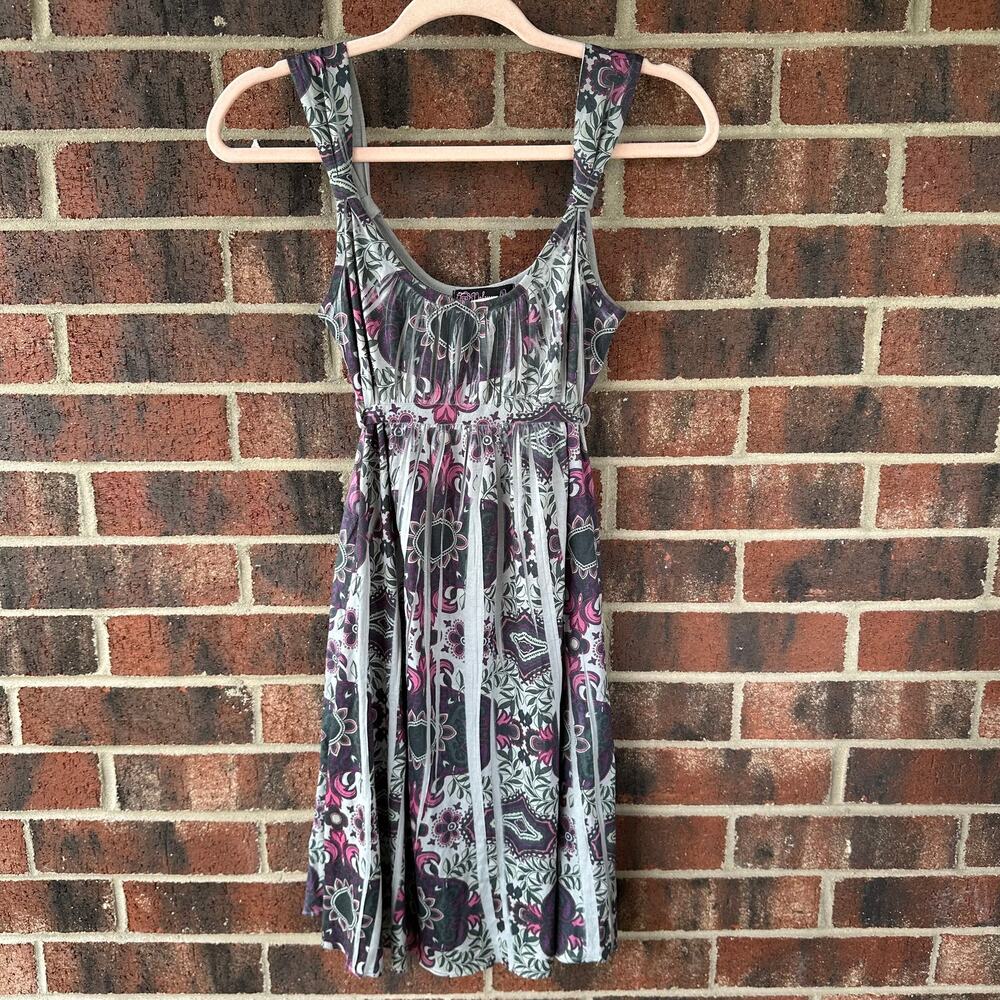 Sm Y2K Vintage Volume One Babydoll Mini Dress USA Made Fairy Grunge Bratz Whimsy